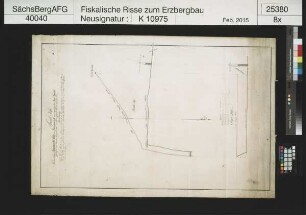 Sonnenwirbel Stolln bei Hermannsdorf, Anlage eines Tageschachtes