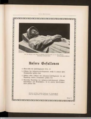 IX. Unsere Gefallenen