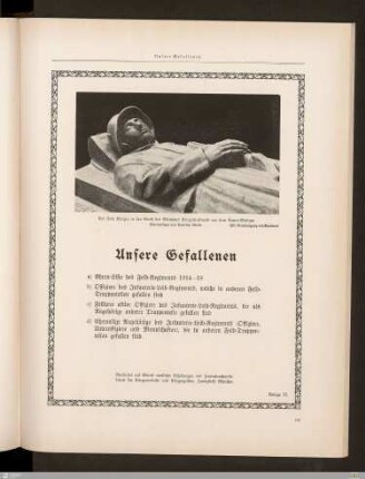 IX. Unsere Gefallenen