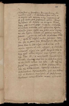 Brief an Landgraf Moritz; unterzeichnet von Bernhard von Hövell für das Lehrerkollegium; mit Vermerk des Landgrafen; undatiert