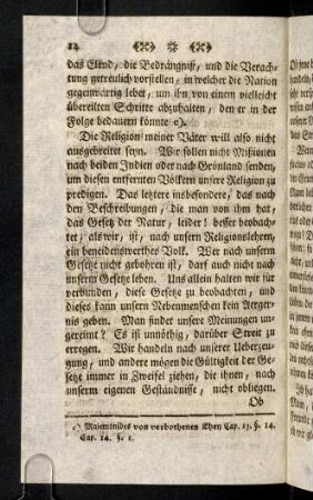 14-24, Die Religion meiner Väter will also nicht ausgebreitet seyn. ...
