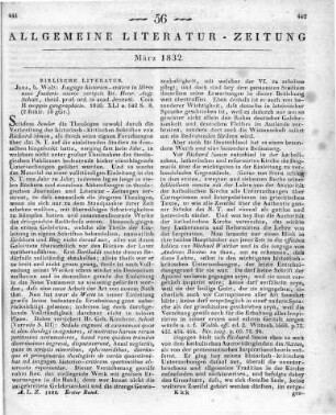 Schott, H. A.: Isagoge Historico-Critica In Libros Novi Foederis Sacros. Jena: Walz 1830