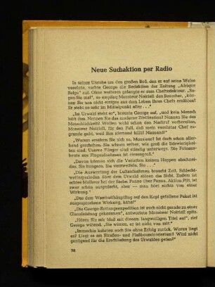 Neue Suchaktion per Radio