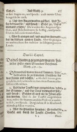Das LI. Capitel. - Das LV. Capitel.