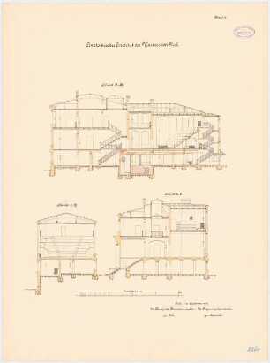 Anatomisches Institut der Christian-Albrechts-Universität Kiel Erweiterung: Querschnitt, Längsschnitt 1:100