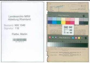 Entnazifizierung Martin Flathe , geb. 24.06.1886 (Prokurist)