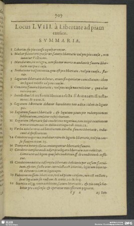 Locus LVIII. à Libertate ad Piam causam
