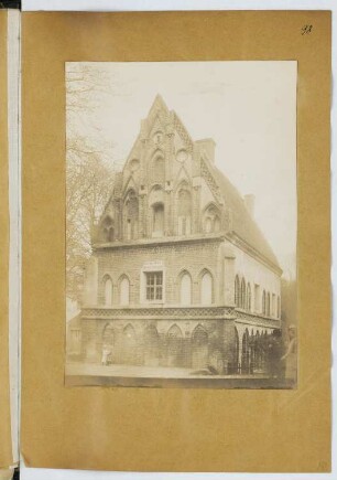 Kloster Lehnin: Ansicht Königshaus (aus: Skizzen- und Fotoalbum 20)