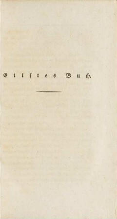 Eilftes Buch.