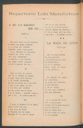 A mi lo mesmo me da.... : Estilo