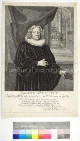 Porträt des lutherischen Theologen und Archidiakons an St. Thomas in Leipzig Johann Günther