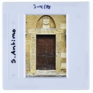 Castelnuovo dell'Abate, S. Antimo : Südportal