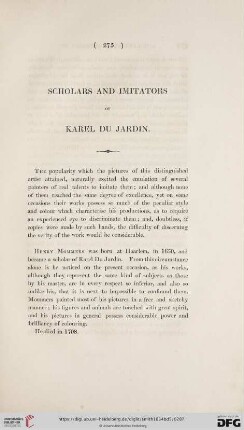 Scholars and Imitators of Karel Du Jardin