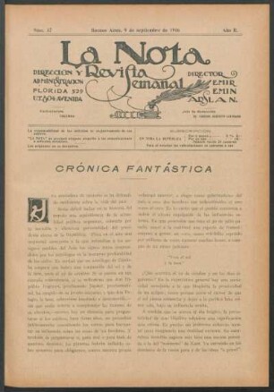 Crónica fantástica