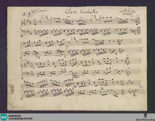 12 Deutsche Tänze - Don Mus.Ms. 2011 : cemb