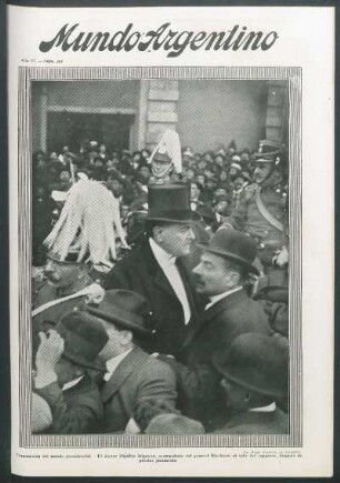 Transmisión del mando presidencial [Fotografía]