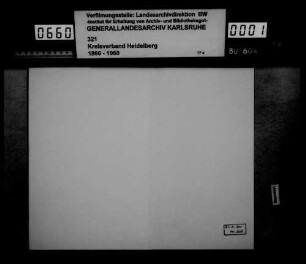 Erlasse des badischen Innenministeriums zum Schriftverkehr mit außerbadischen und ausländischen Behörden