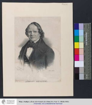 August Gerstel / Königl. Würt. Hofschauspieler & Sänger / B. Weiß lith. ; Lith.ie v. Federer
