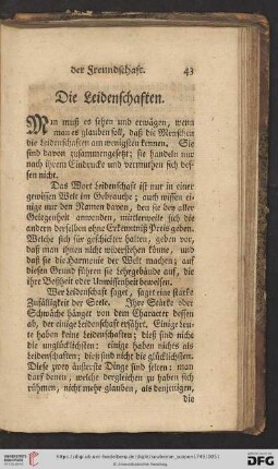 Die Leidenschaften