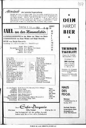 Axel an der Himmelstür