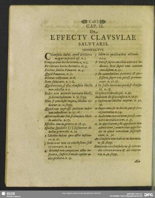 Cap. II. De Effectu Clausulae Salutaris