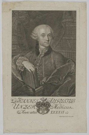 Bildnis des Johannes Augustus Unzer
