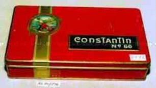 Blechdose für 100 Stück Zigaretten "ConsTanTin No. 86"