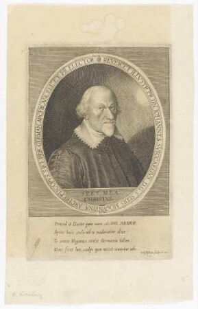 Bildnis des Iohannes Sviccardvs, Kurfürst u. Erzbischof von Mainz