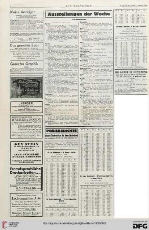 Nr. 5 (31. Jan. 1932), S. 4: Preisberichte