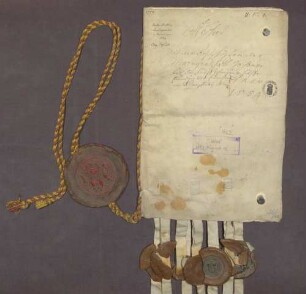 Landtagsabschied zwischen Markgraf Karl II. von Baden-Durlach und den Ausschüssen der Markgrafschaft Hachberg
