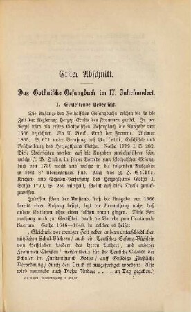 Geschichte des evangelischen Kirchengesanges im Herzogthum Gotha, 1. Geschichte des Gothaischen Gesangbuchs