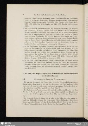3. Die Blei-Zink-Kupfer-Lagerstätten in triassischen Karbonatgesteinen des Nordwestbalkans