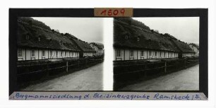 Bergmannssiedlung der Bleierzgrube Ramsbeck/Westfalen, erbaut Mitte des 19. Jahrhunderts