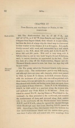 Chapter IV. From Batavia and the Strait of Sunda, to the northward