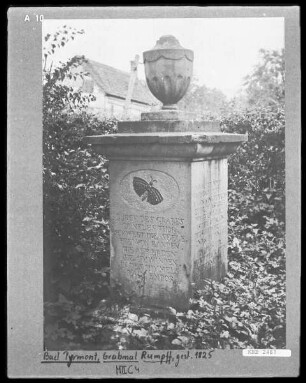 Grabstein Rumpf, gestorben 1825