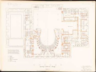 Schauspielhaus, Berlin Umbau: Grundriss 1.Rang 1:100