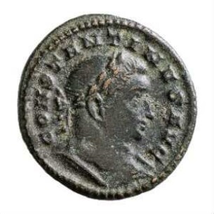 Münze, Halbfollis, Aes 3, 310 - 311 n. Chr.