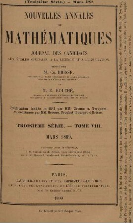 Mars 1889.