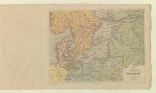 [Carte des Pays riverains de la Baltique]