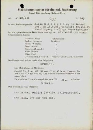 Schäuble, Alois