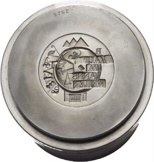 Stempel von Victor Huster für eine Medaille auf die 700-Jahr-Feier von Baltmannsweiler