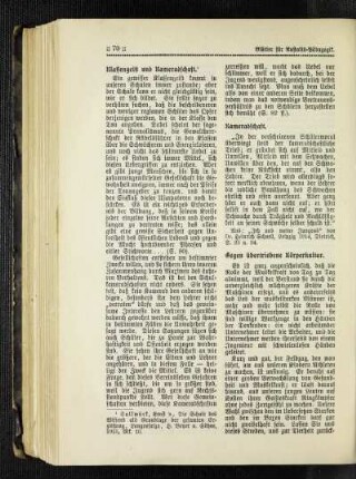Gegen übertriebene Körperkultur