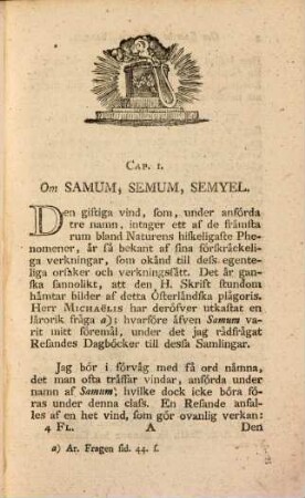Strödde Samlingar Utur Naturkunnigheten; Till Den Heliga Skrifts Upplysning, 4