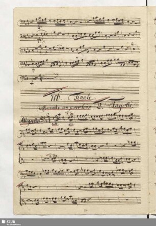 716. Finale: Osservate un pocolino / Naumann, J.G.