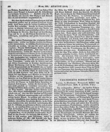 Peucer, F.: Weimarische Blätter. Leipzig: Hartmann 1834