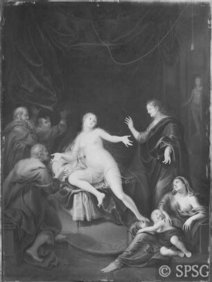 Wigmana, Gerard: Auferweckung der Tochter des Jairus, GK I 5210. (Verlust)