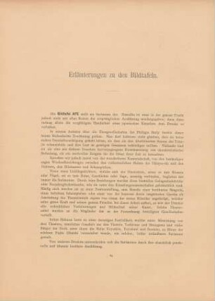 Erläuterungen zu den Bildtafeln