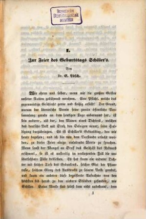 Album des Literarischen Vereins in Nürnberg : für .... 1844