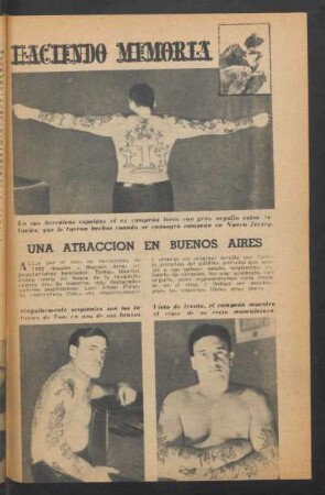 Haciendo memoria: Una attracción en Buenos Aires
