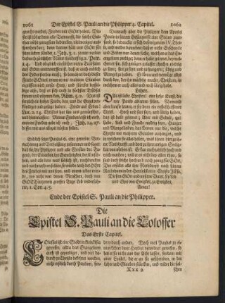 1062-1082, Die Epistel S. Pauli an die Colosser